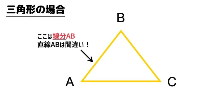 三角形と線分の関係