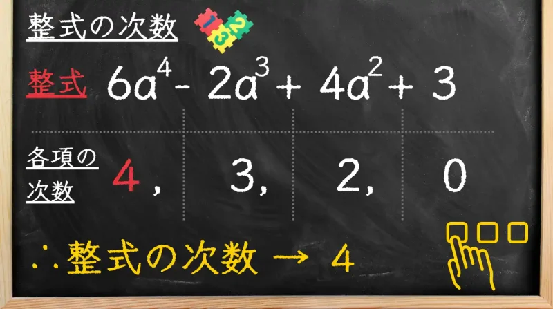 整式の次数