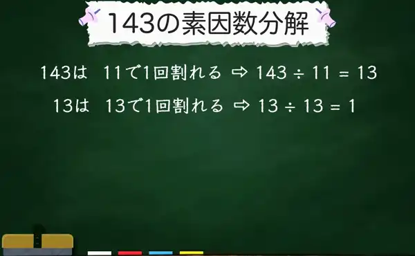 143の素因数分解