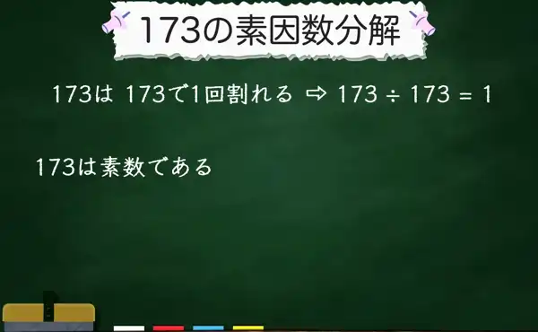 173の素因数分解