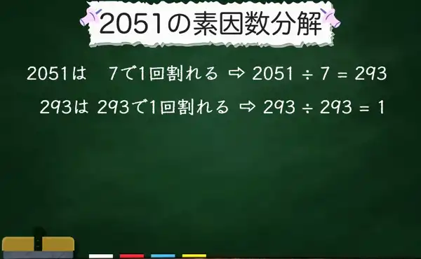 2051の素因数分解