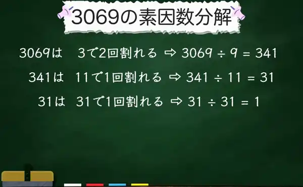 3069の素因数分解