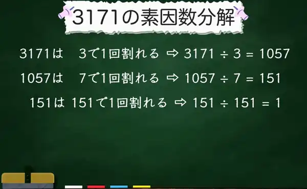 3171の素因数分解
