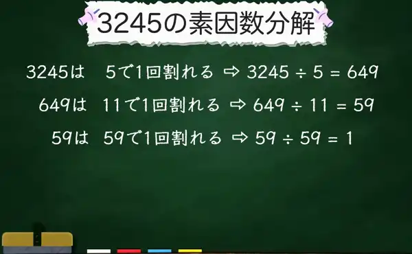 3245の素因数分解