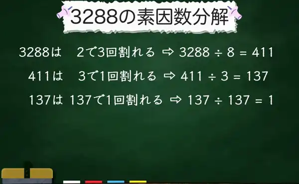 3288の素因数分解