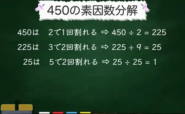 450の素因数分解