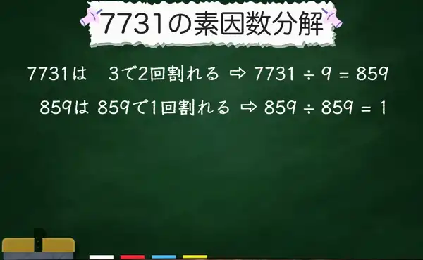 7731の素因数分解