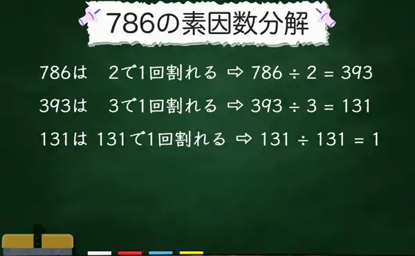 786の素因数分解
