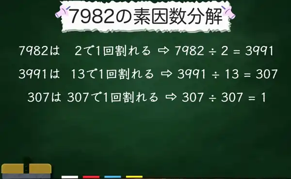 7982の素因数分解
