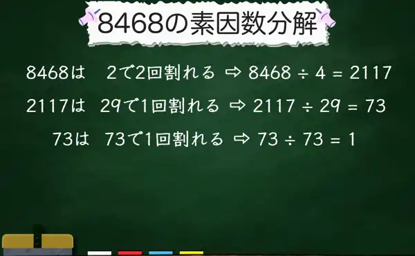 8468の素因数分解