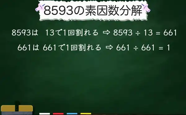 8593の素因数分解