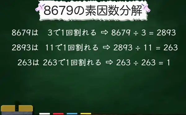 8679の素因数分解
