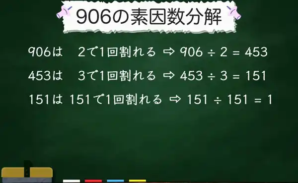 906の素因数分解