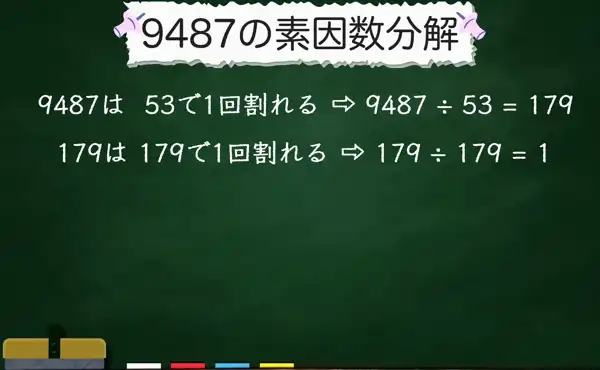 9487の素因数分解